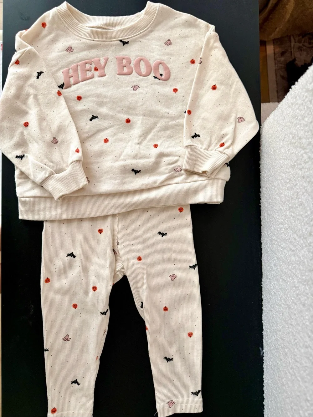 Carter’s 'Hey Boo' Sweater Set - Cozy Two-Piece